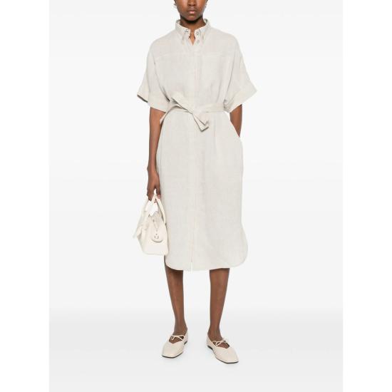 26SS 빠니깔레 미디 원피스 D381260AB 0220 NEUTRALS - Panicale