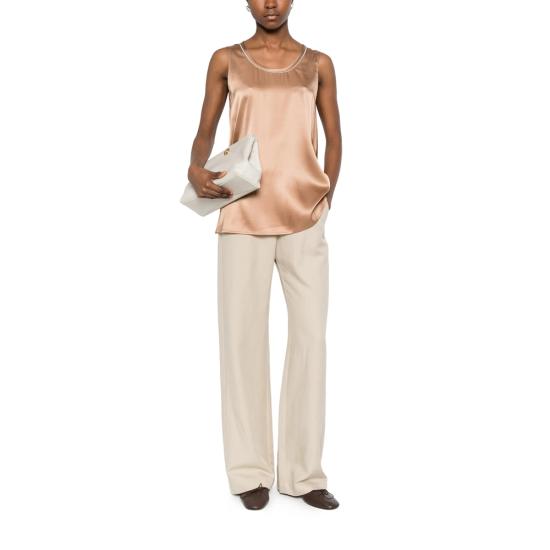 26SS 빠니깔레 민소매 티셔츠 D381145CA 0250 NEUTRALS - Panicale