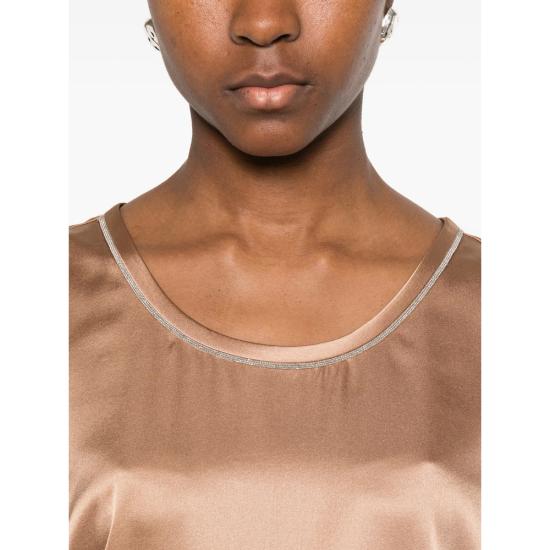 26SS 빠니깔레 민소매 티셔츠 D381145CA 0250 NEUTRALS - Panicale