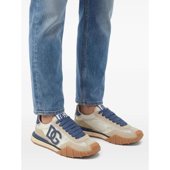 26SS 돌체앤가바나 DG 애슬레틱 패브릭 스니커즈 CS2384 AZ862 8W109 NEUTRALS BLUE - DOLCE & GABBANA