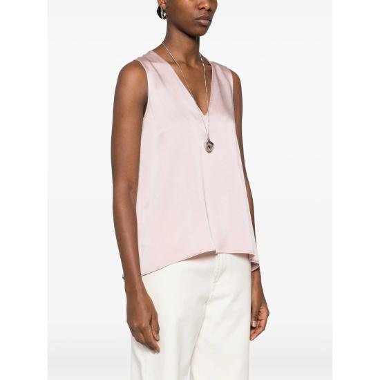 26SS 안토넬리 피렌체 민소매 티셔츠 N5913Q ANGELICA 506 PINK - ANTONELLI FIRENZE