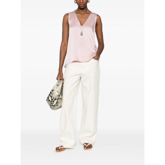 26SS 안토넬리 피렌체 민소매 티셔츠 N5913Q ANGELICA 506 PINK - ANTONELLI FIRENZE