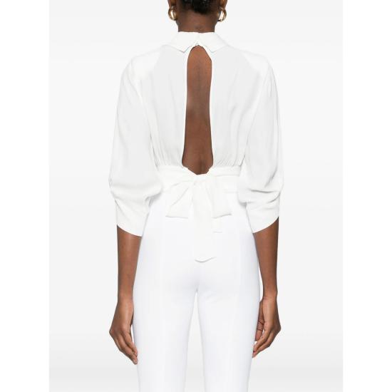 26SS 엘리자베타프랜치 블라우스 CA14761E2 360 WHITE - ELISABETTA FRANCHI