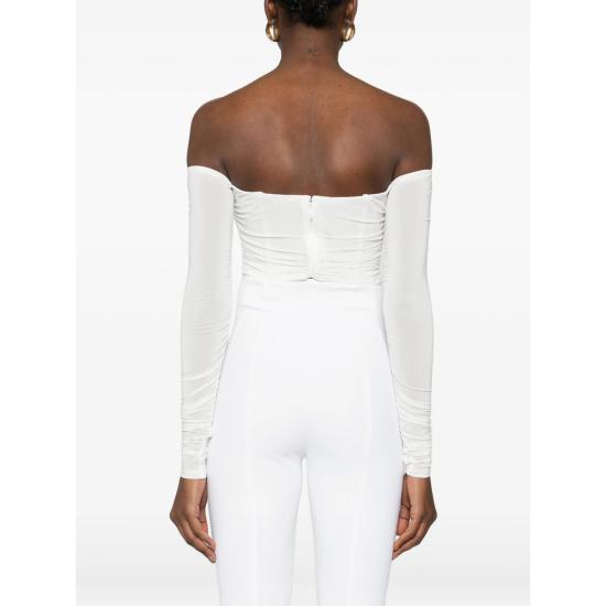 26SS 엘리자베타프랜치 블라우스 BO01561E2 360 WHITE - ELISABETTA FRANCHI