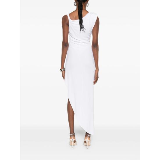 26SS 엘리자베타프랜치 미디 원피스 AB90661E2 360 WHITE - ELISABETTA FRANCHI