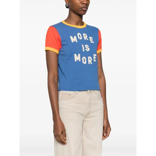 26SS 마더 반팔 티셔츠 81491 1574 DFT BLUE ORANGE - MOTHER