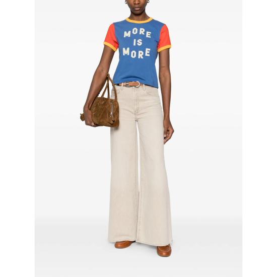 26SS 마더 반팔 티셔츠 81491 1574 DFT BLUE ORANGE - MOTHER