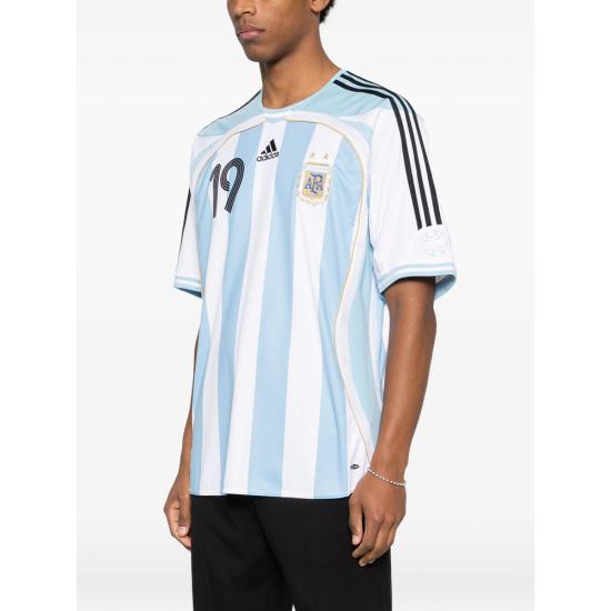 26SS 아디다스 반팔 티셔츠 JN3708 WHITE BLUE - ADIDAS