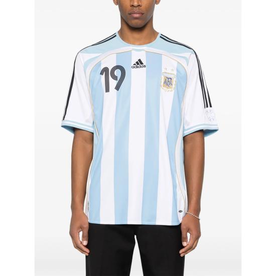 26SS 아디다스 반팔 티셔츠 JN3708 WHITE BLUE - ADIDAS