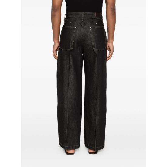 26SS 르메르 스터드 와이드 팬츠 PA1288 LD1061 BK965 BLACK - LEMAIRE