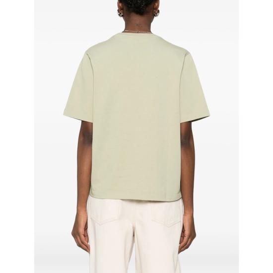 26SS 메종키츠네 드레스드 폭스 컴포트 티셔츠 QW00114KJ0119 DUGRE GREEN - MAISON KITSUNE