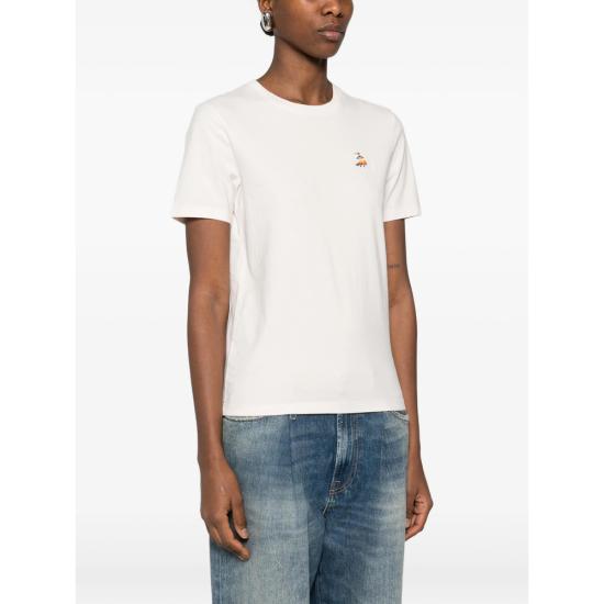 26SS 메종키츠네 반팔 티셔츠 QW00109KJ7026 MAUVE PINK - MAISON KITSUNE