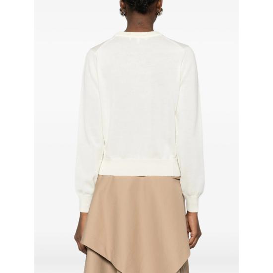 26SS 메종키츠네 베이비 폭스 메리노 레귤러 점퍼 PW00801KT1181 PUECR NEUTRALS - MAISON KITSUNE