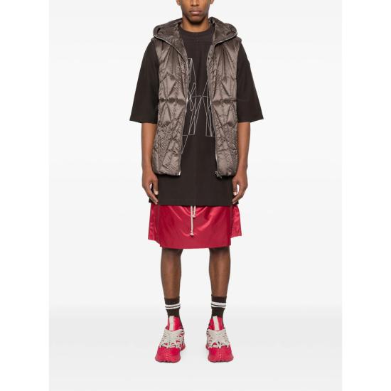 26SS 릭오웬스 몽클레어 숏팬츠 MU01F2B01 M8114 438 RED - RICK OWENS MONCLER