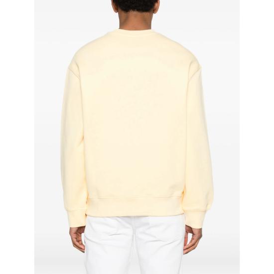 26SS 메종키츠네 드리밍 폭스 컴포트 스웨트셔츠 QM00301KM0341 STRAW YELLOW - MAISON KITSUNE