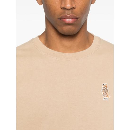 26SS 메종키츠네 반팔 티셔츠 QM00101KJ7025 ROAST NEUTRALS - MAISON KITSUNE