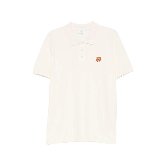 26SS 메종키츠네 폭스 헤드 레귤러 폴로 티셔츠 PM00209KP0002 NBEIG NEUTRALS
