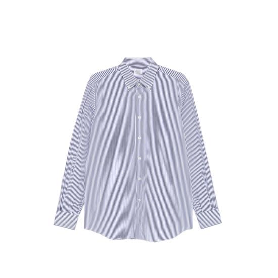 25FW 마짜렐리 긴팔 셔츠 DOWNING F3401644 15 WHITE BLUE