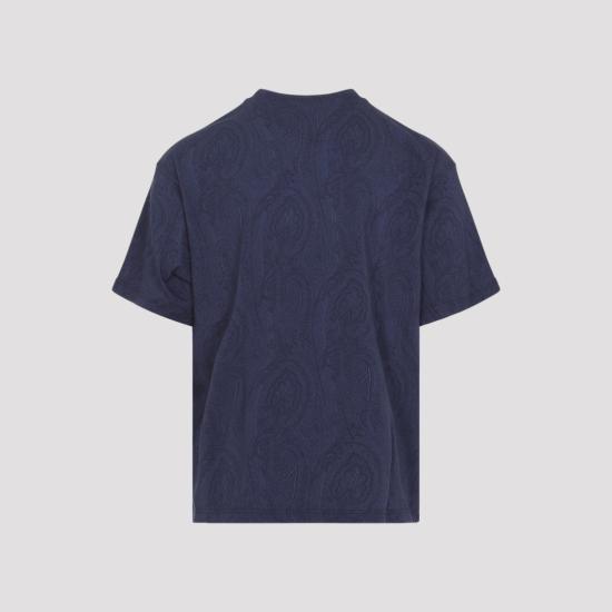 26SS 에트로 반팔 티셔츠 MRMA0004 AKG49 Blue - ETRO