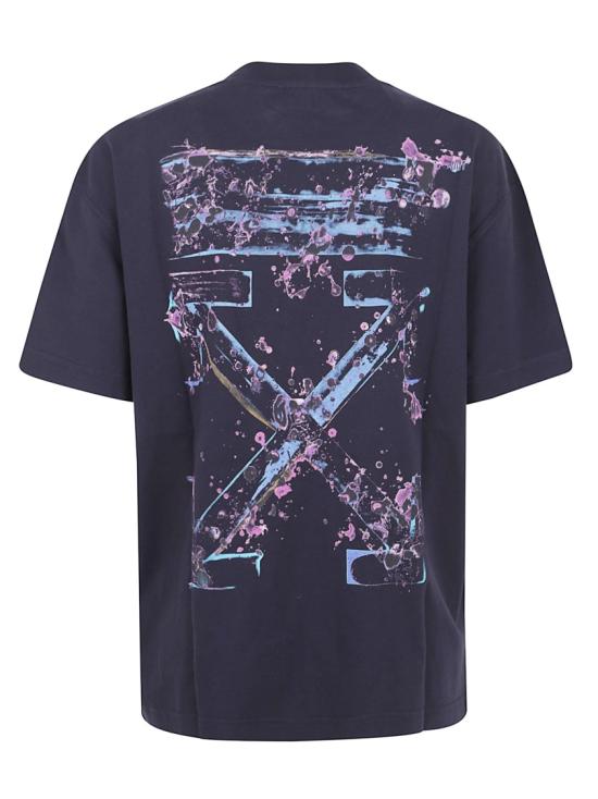 26SS 오프화이트 반팔 티셔츠 OWAA089S26JE R006 Blue - OFF WHITE