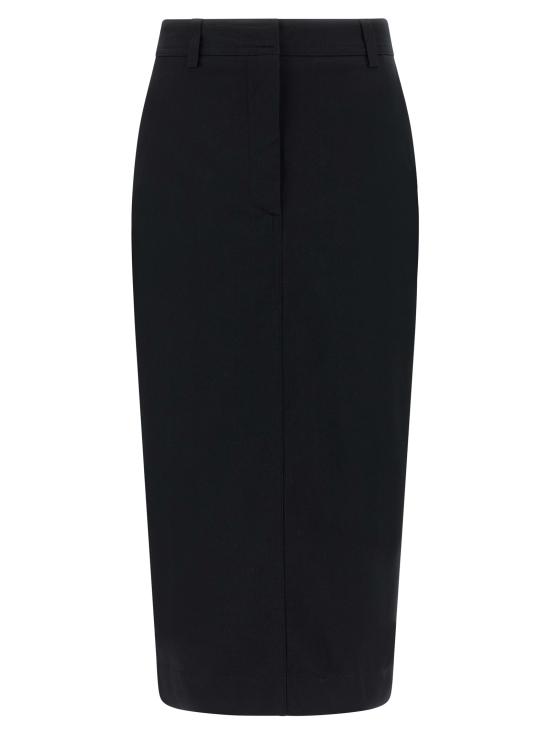 26SS 더 레이티스트 미디 스커트 TLW09008T0176ABTPT0002 Black