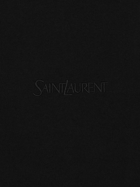 26SS 생로랑 반팔 티셔츠 857461 Y37XE1000 Black - SAINT LAURENT