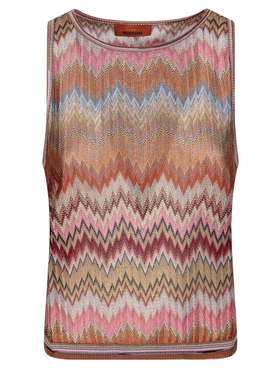 26SS 미소니 민소매 티셔츠 DS26SK0JBR014T SM9Y1 MULTICOLOR