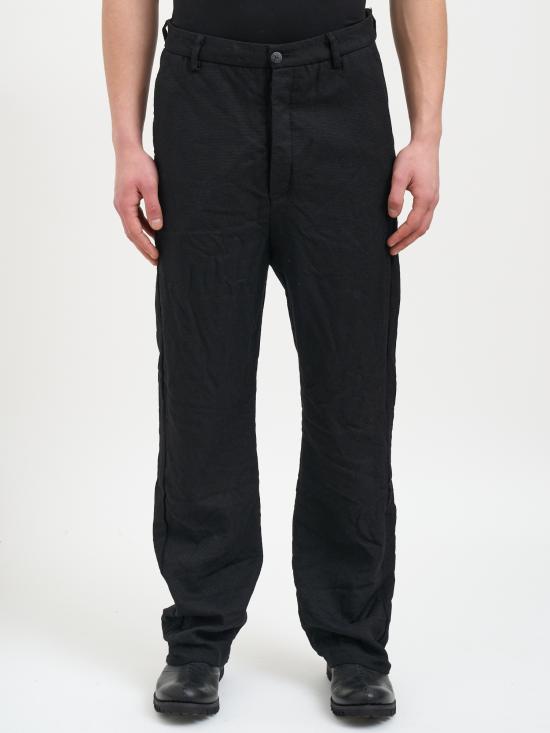 25FW 포에메 보헤미안 스트레이트 팬츠 MPT44T50799 Black