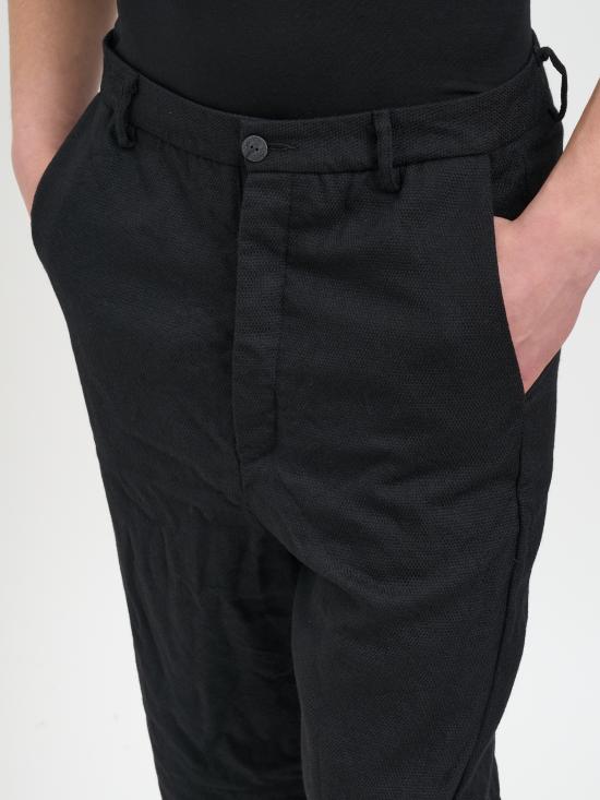 25FW 포에메 보헤미안 스트레이트 팬츠 MPT44T50799 Black - POEME BOHEMIEN