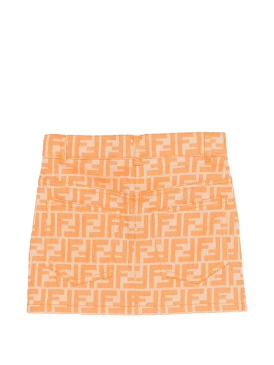 26SS [키즈] 펜디 스커트 JFE203 AVW1 F1JYS MANDARIN ORANGE - FENDI