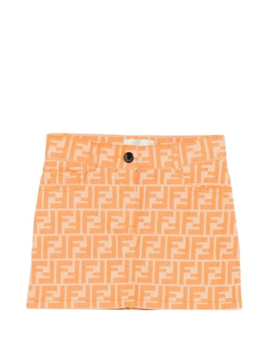 26SS [키즈] 펜디 스커트 JFE203 AVW1 F1JYS MANDARIN ORANGE