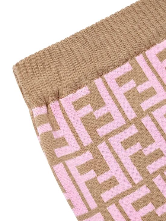 26SS [키즈] 펜디 스커트 JFG247 AVVT F1UPU CAMEL MARSHMALLOW - FENDI