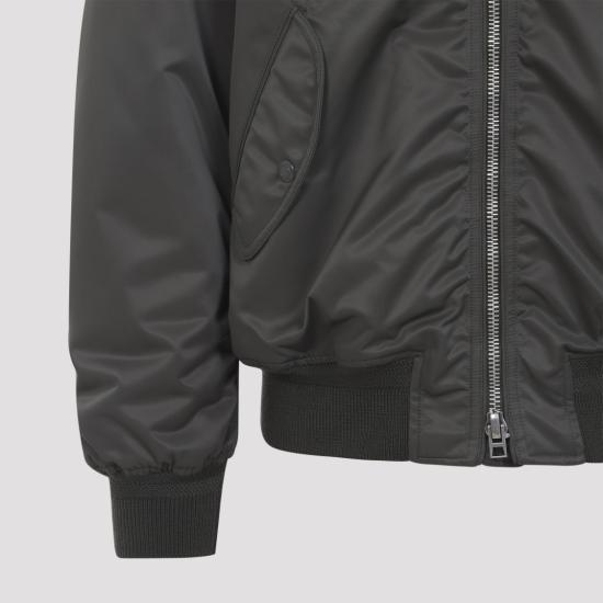 26SS 톰포드 세틴 나일론 플라이트 봄버 자켓 OBB017 FMP025 Green - TOMFORD