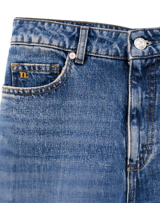 26SS 나인인더모닝 데님 팬츠 나인 인 더 모닝 프랑카 트럼펫 트럼펫 진 여성용 블루 데님 FRA01 프랑카 - NINE IN THE MORNING