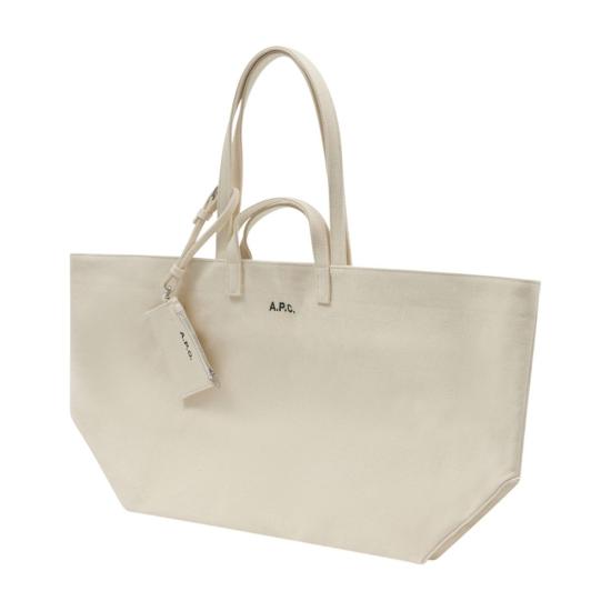 26SS 아페쎄 르 드러머 뚜왈 토트백 COHMP F67046 AAD white - A.P.C.
