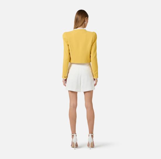 26SS 엘리자베타프랜치 수트 자켓 GI21461E2 FA5 Sun avorio - ELISABETTA FRANCHI