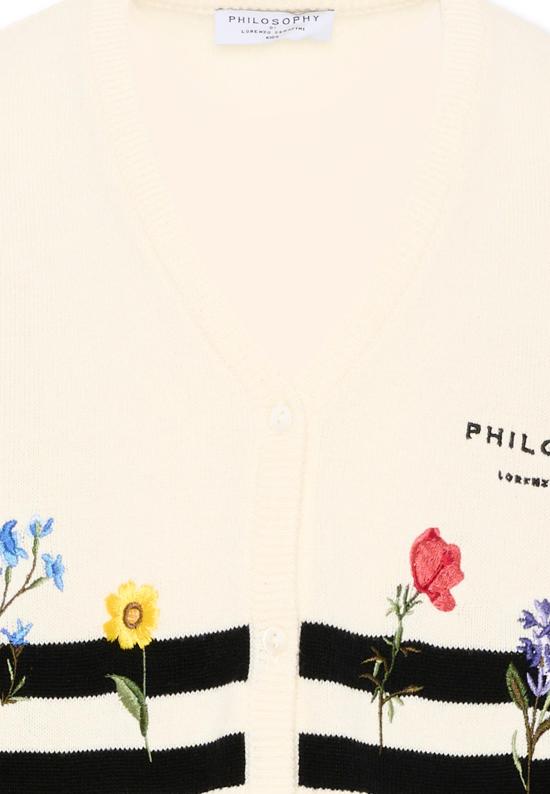 26SS [키즈] 필로소피 가디건 I9G802 7034 0150 IVORY - PHILOSOPHY