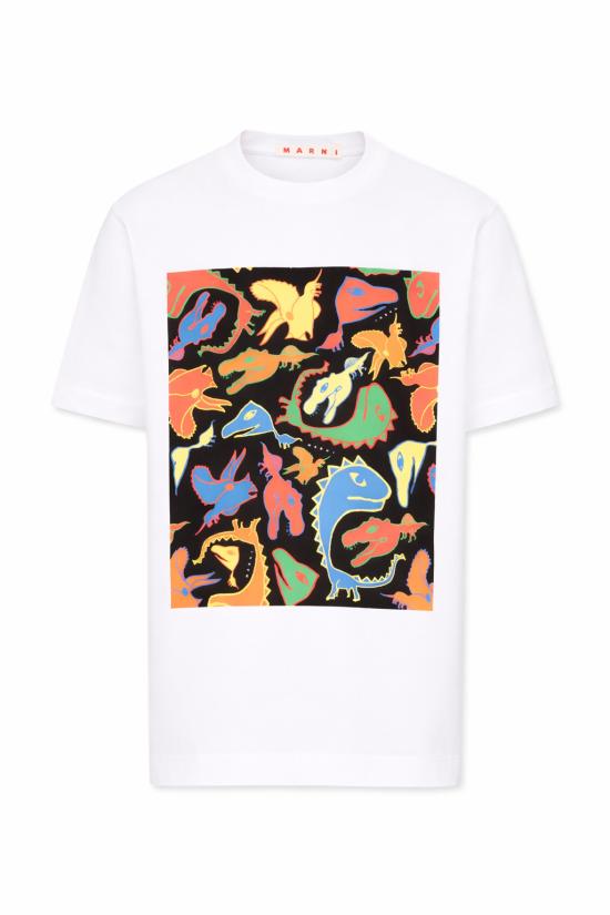 26SS [키즈] 마르니 티셔츠 M01804 M00RF 0M100 WHITE - MARNI