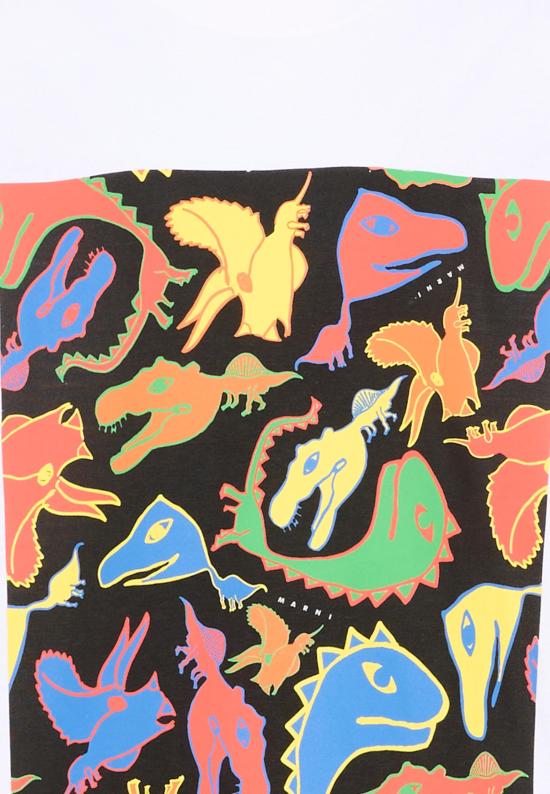 26SS [키즈] 마르니 티셔츠 M01804 M00RF 0M100 WHITE - MARNI