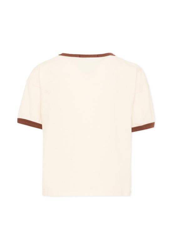 26SS [키즈] 보보쇼즈 티셔츠 B126AC017 BEIGE - BOBO CHOSES