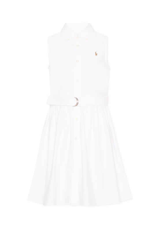 26SS [키즈] 랄프 로렌 원피스 934188001 WHITE