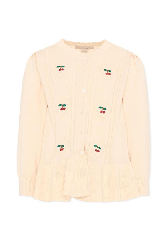 26SS [키즈] 콩제 슬래드 가디건 KS105083 PEARLED IVORY