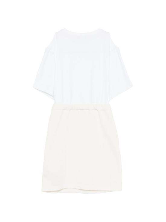 26SS [키즈] 발망 원피스 BY1B21 Z3183102BC White - BALMAIN