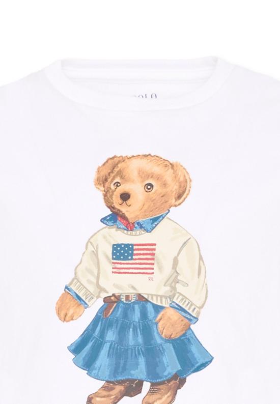 26FW [키즈] 랄프 로렌 티셔츠 A98403001 WHITE - RALPH LAUREN