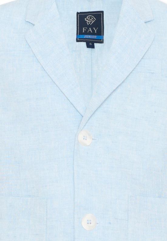 26SS [키즈] 페이 자켓 FY2Q34 I0318 607 LIGHT BLUE - FAY