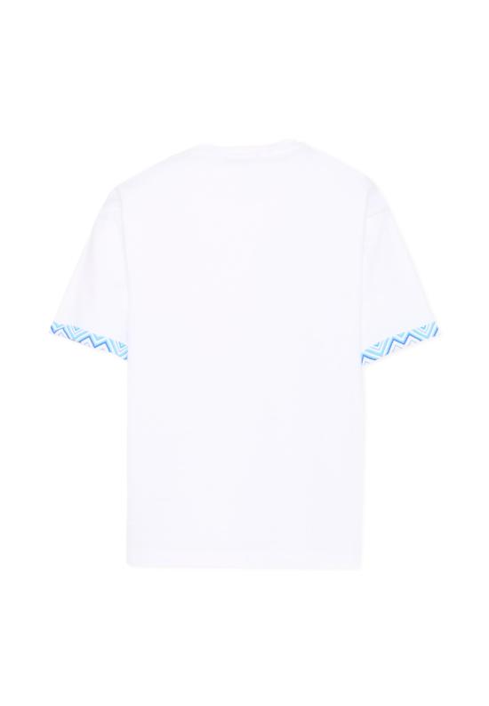 26SS [키즈] 미소니 티셔츠 MY8P11 Z3672 100MC WHITE - MISSONI