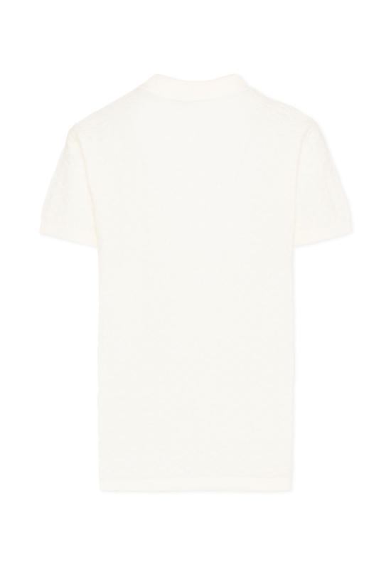 26SS [키즈] 트루사르디 폴로 셔츠 TBP26081PO OFF WHITE - TRUSSARDI