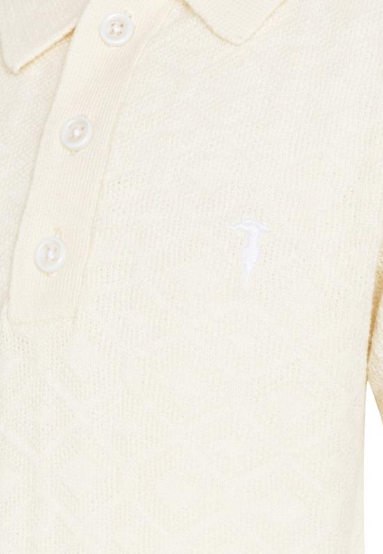 26SS [키즈] 트루사르디 폴로 셔츠 TBP26081PO OFF WHITE - TRUSSARDI