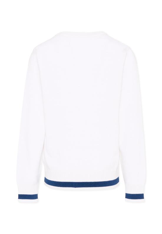 26SS [키즈] 트루사르디 트레이닝 상의 TBP26005MA WHITE OPTICAL - TRUSSARDI