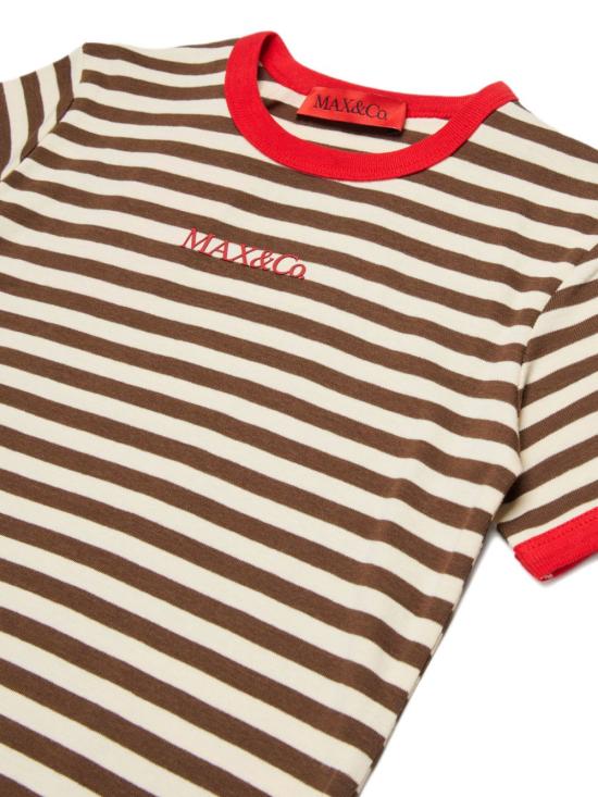 26SS [키즈] 막스앤코 티셔츠 MX0285MX046 MX752 Beige - MAX & CO.